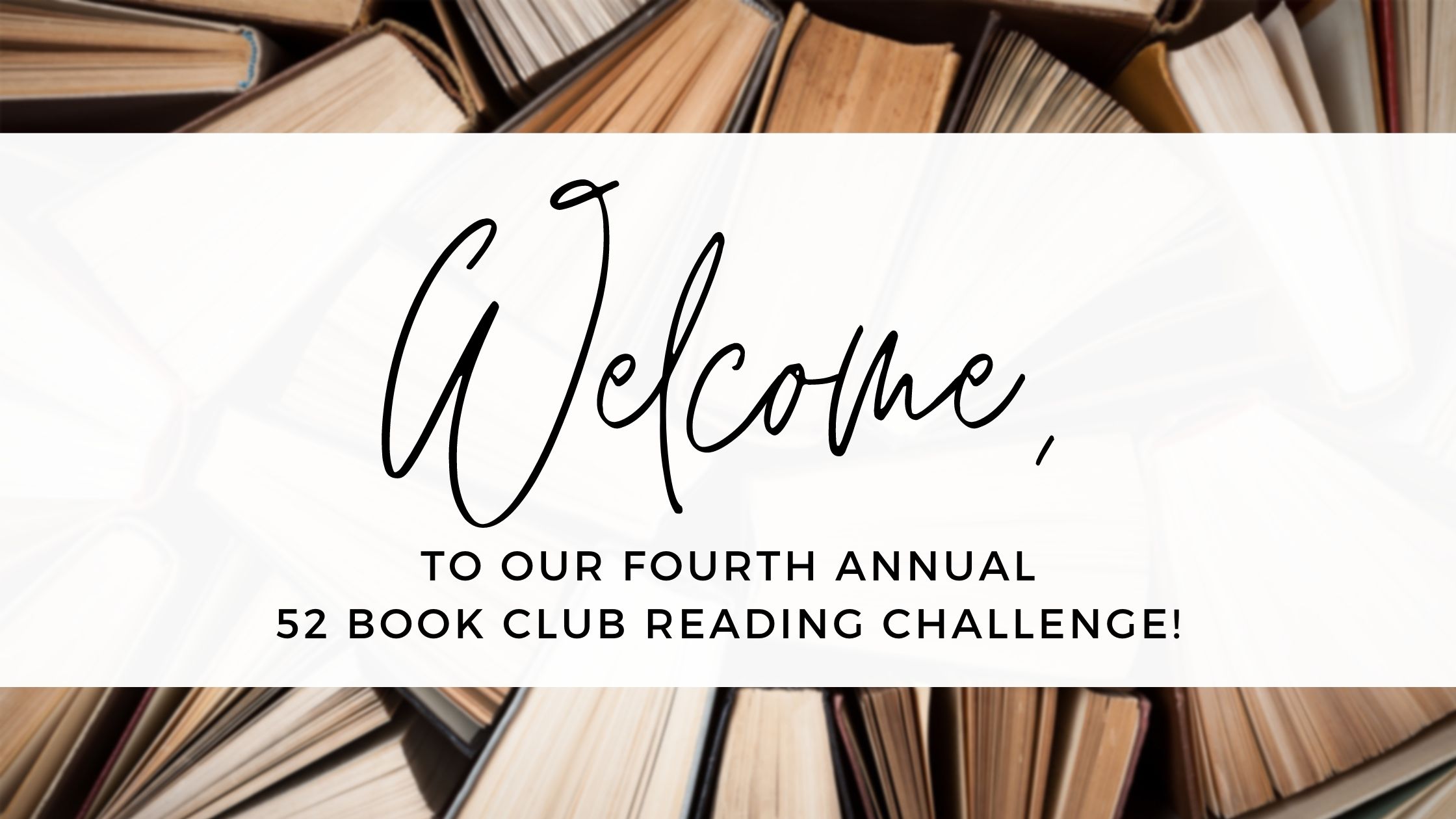 2021 Reading Challenge – The 52 Book Club
