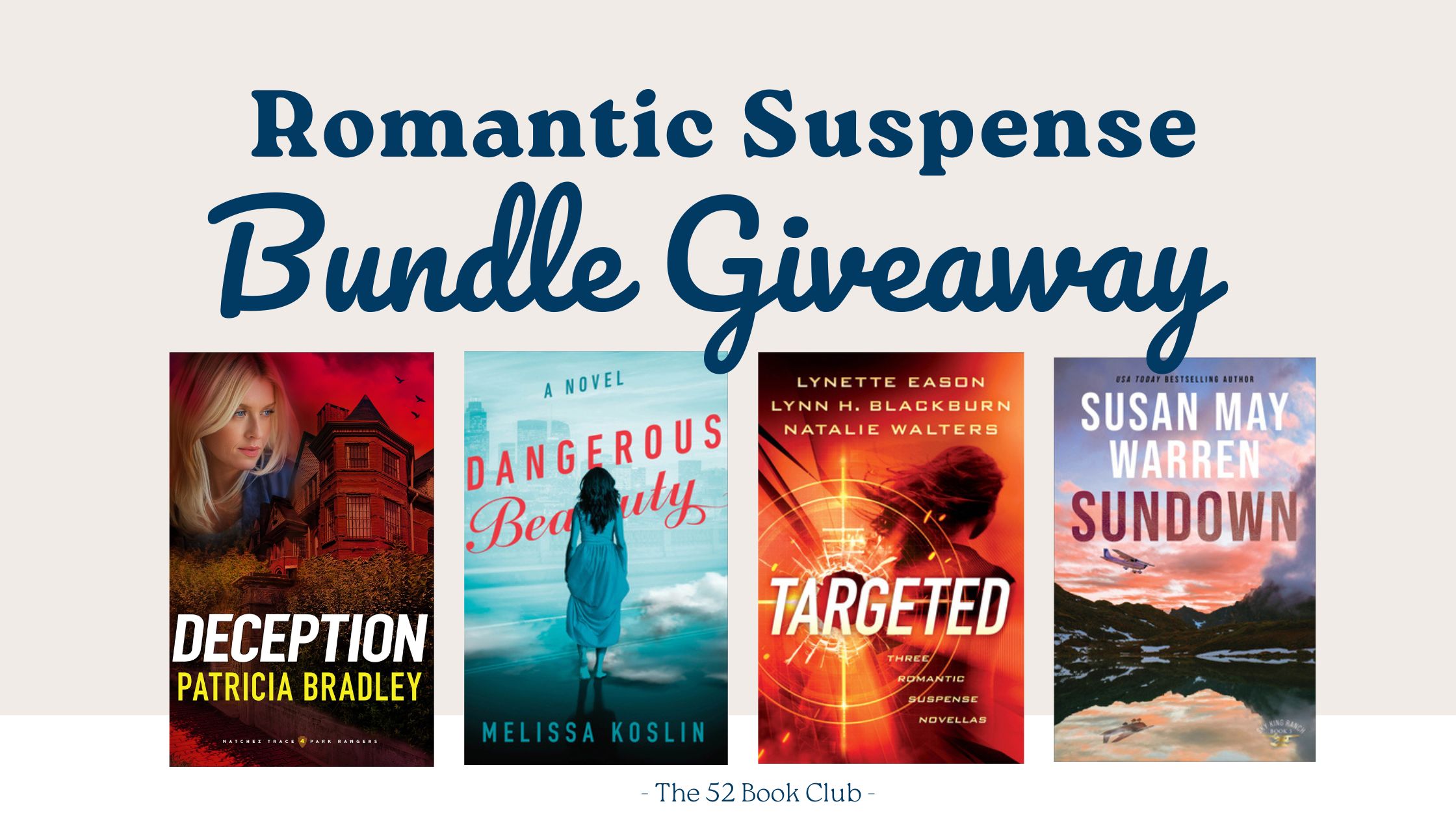 Romantic Suspense Bundle Giveaway – The 52 Book Club